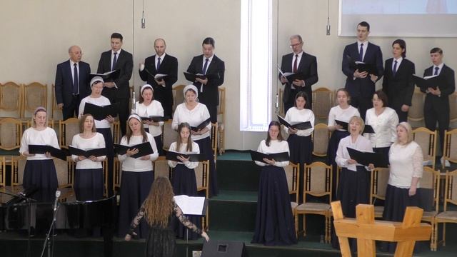 "Боже Святой, велик Ты и славен"./Хор 2 МЦ ЕХБ/ смотреть онлайн