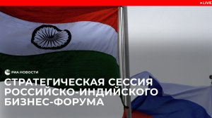 Стратегическая сессия Российско-индийского бизнес-форума
