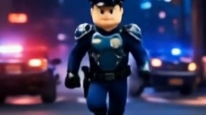 Железный медведь Валера и полицейский