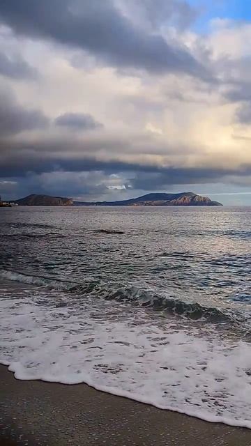 Море в первый день зимы. Новый Свет. Крым.