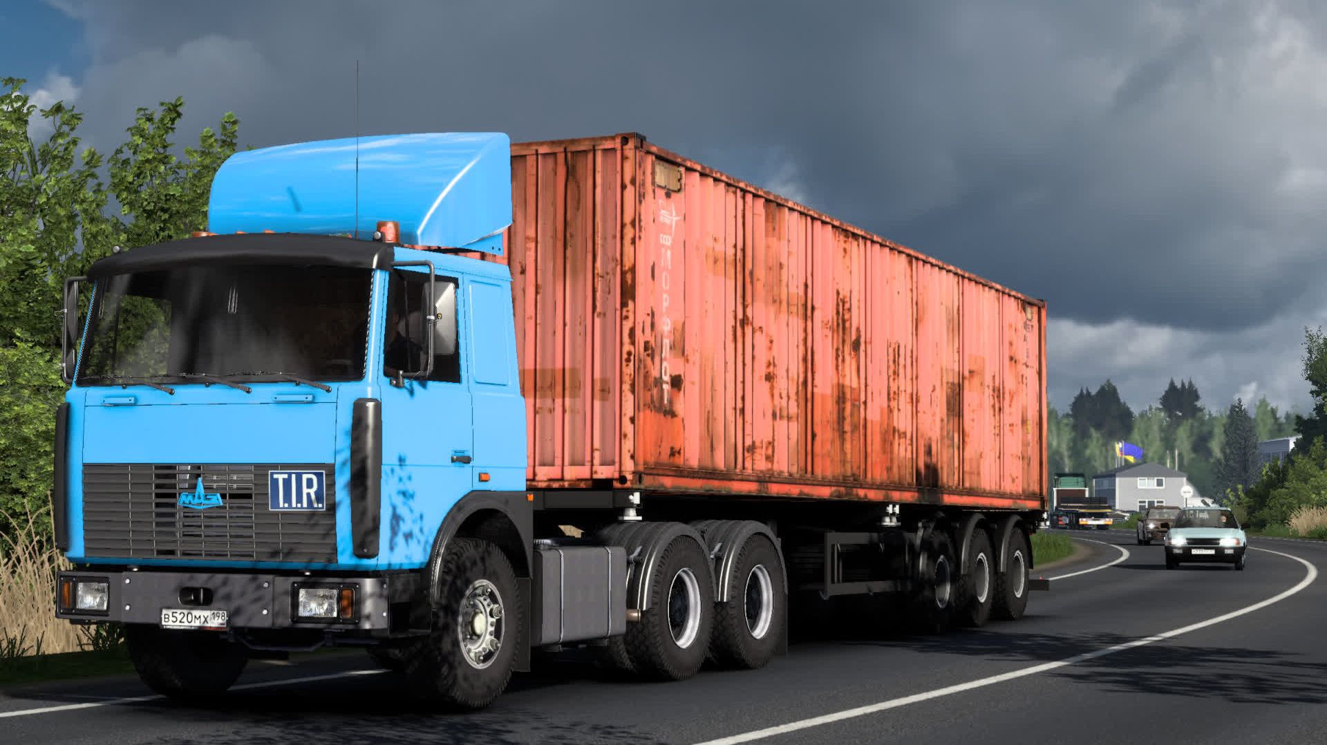 489 / ETS2 1.56 / MAZ 6422 / Загрузился на Кемь.