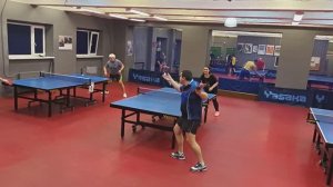 Нельсон Д. (639) - Бадаев А. (681) 25.11 настольный теннис Малиновый 400+ турнир