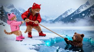 Мультики для детей, котик с мамой идут в поход мультик, мультфильм детям/мультик