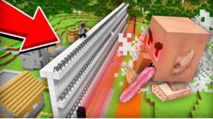 НА НАШУ ДЕРЕВНЮ НАПАЛА ГИГАНТСКАЯ ГОЛОВА ЗЛОГО ЖИТЕЛЯ | Компот Minecraft