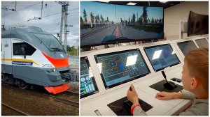 Где учат на помощника машиниста поезда / Тренажер-симулятор кабины машиниста электропоезда  ЭП2Д