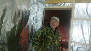 Купили пиломатериал. Работаем. Толи зима, толи весна!