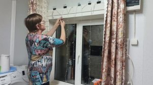 Съездила в город ,покупки,повесила гирлянды .