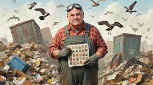 "Моя жена выбросила коллекционные карточки, поэтому я купил свалку, чтобы найти их все" День 1