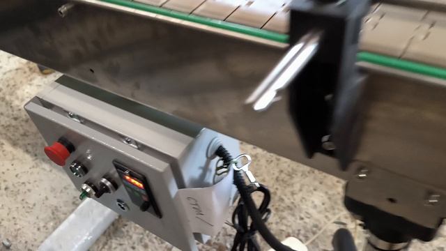 Транспортёр пластинчатый 2500 мм, цепь 82,5 мм