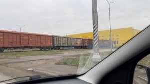 ТГМ4Б-0216 на переезде, завод Роллтон, Серпухов (04.12.25)