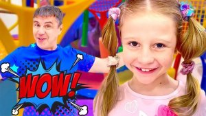 Настя и папа веселые истории для детей.