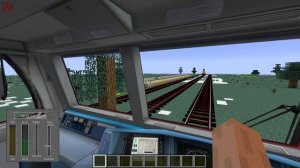 Работаю машинистом в Minecraft на ТЭП 70БС