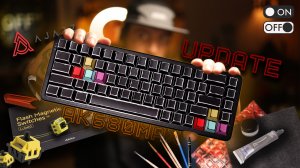 Модификация магнитной клавиатуры | Ajazz AK680MAX + краткое мнение о новой главе Fortnite