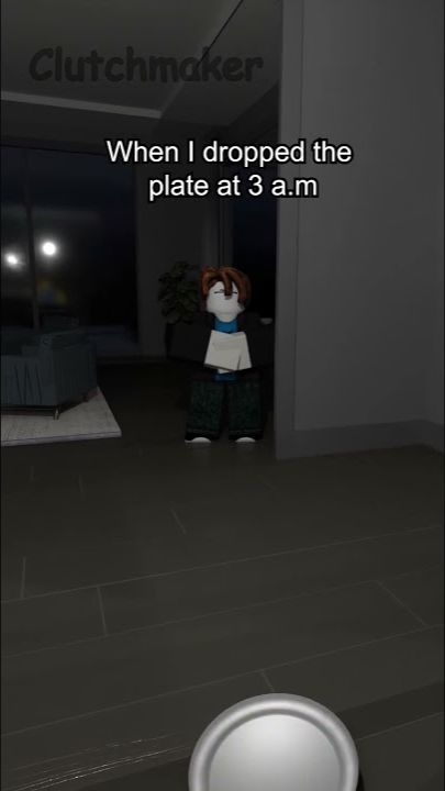 POV: When I dropped the plate at 3 a m: #shorts #short #roblox #funny #robloxmemes