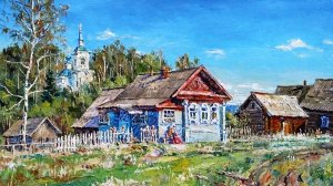 Сельские пейзажи художника Антона Колоколова