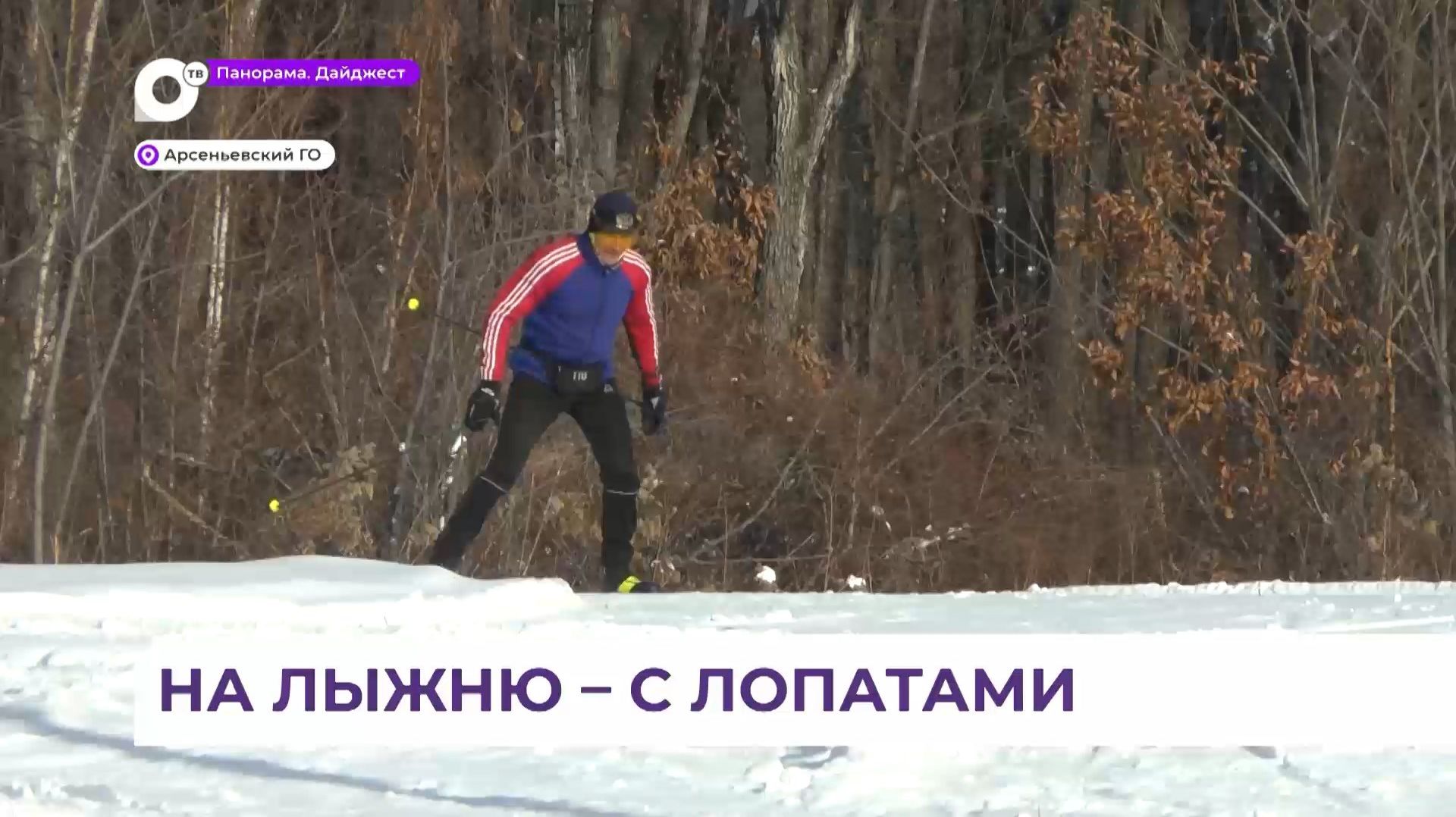 В Арсеньеве лыжный клуб Синегорье продолжает совершенствовать лесные трассы