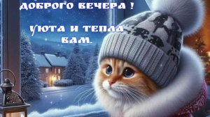 Волшебный вечерний час. Уютного вечера. Самая лучшая музыкальная открытка.