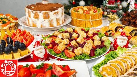 Меню на Новый год 2026 Готовлю 11 блюд на ПРАЗДНИЧНЫЙ СТОЛ Торт Салаты и Закуски [