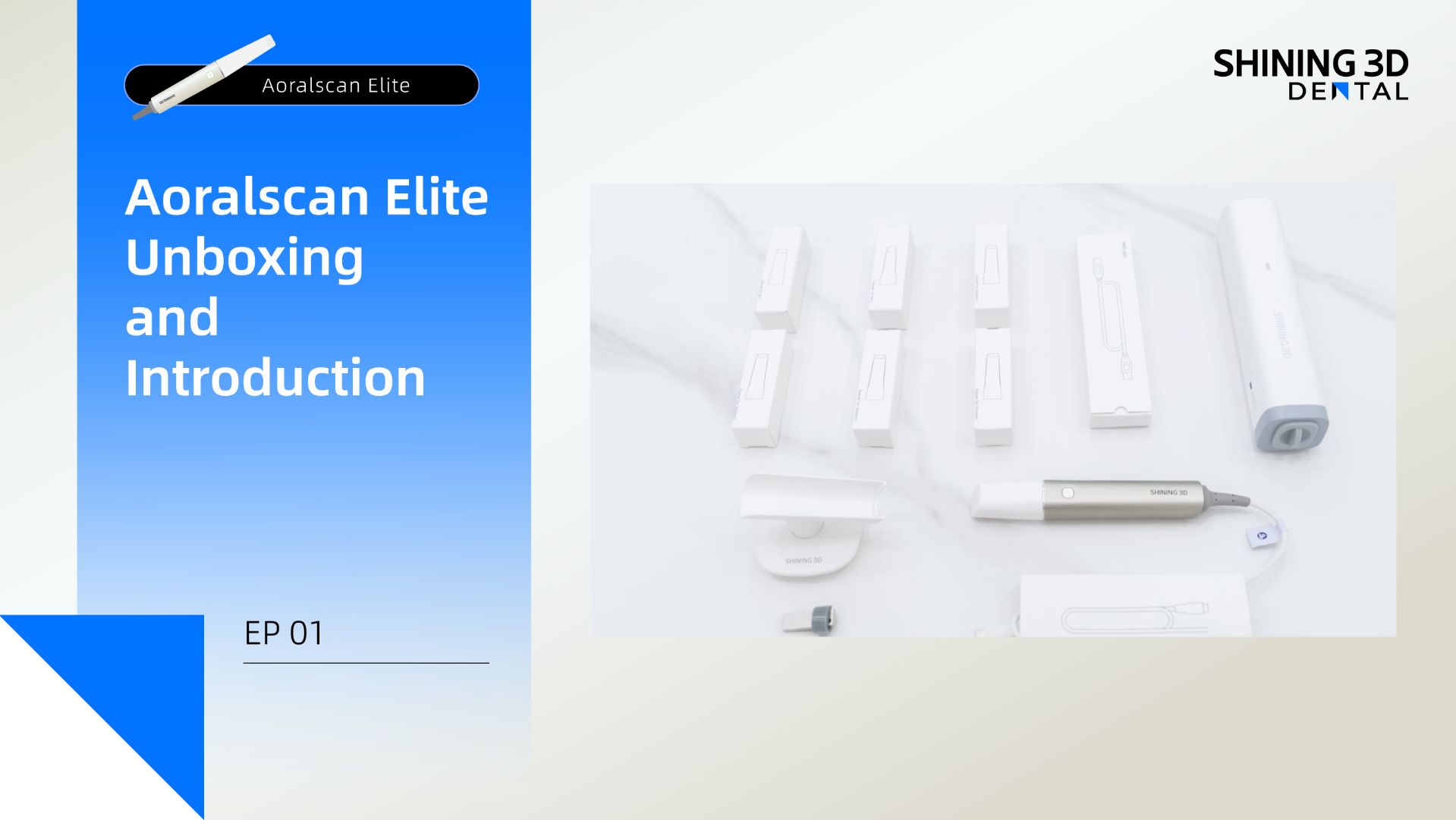 1 - Распаковка и введение Aoralscan Elite от SHINING3D