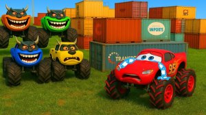 Мультики про машинки - Большие машины - Тяжелые грузовики - Сборник - Мультики для детей