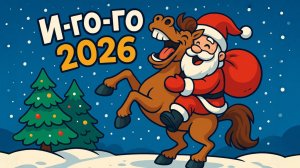 Новогодняя песенка про год лошади! Новогодние песенки для детей!