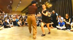 Импро в стиле буги-вуги - Сондре и Таня - Фестиваль свинга в Парме. #Танец