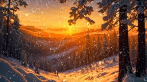 ✨ УСПОКАИВАЮЩАЯ МУЗЫКА ДЛЯ СНА И ПОДАВЛЕНИЯ СТРЕССА 🎵 ЗИМНЯЯ МУЗЫКА ДЛЯ ДУШИ В ЛУЧАХ ЗАКАТА