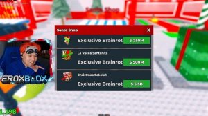 НАЧАЛ С НУЛЯ но с САНТА МАГАЗИНОМ!НОВОГОДНЯЯ 1000× УДАЧА в Steal a Brainrot