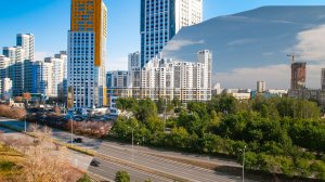 Екатеринбург таймлапс строительства жилого дома