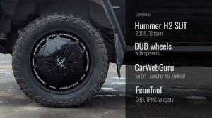 Диски Dub Floaters 22" со Спинерами + TPMS в магнитоле