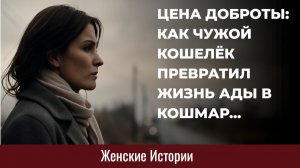 Истории из жизни. Как чужой кошелёк превратил жизнь Ады в кошмар Жизненные истории, Аудиорассказы