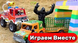 МУЛЬТИКИ ПРО МАШИНКИ ДЛЯ ДЕТЕЙ 🚗 ИГРУШЕЧНЫЕ МАШИНКИ ПРОТИВ МОНСТРОВ !
