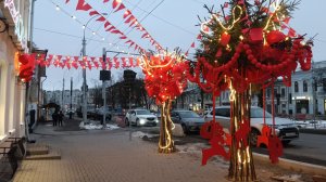 Вологда наряжается перед Новым годом.