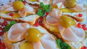 Красивейшие бутерброды бантики!🎀🎀🎀 Они сделают Ваш стол по-настоящему праздничным!😍😍😍