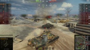 WZ-111 5A  Затащил бой 10к урона. Мир Танков