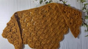 МК Узор для шали крючком