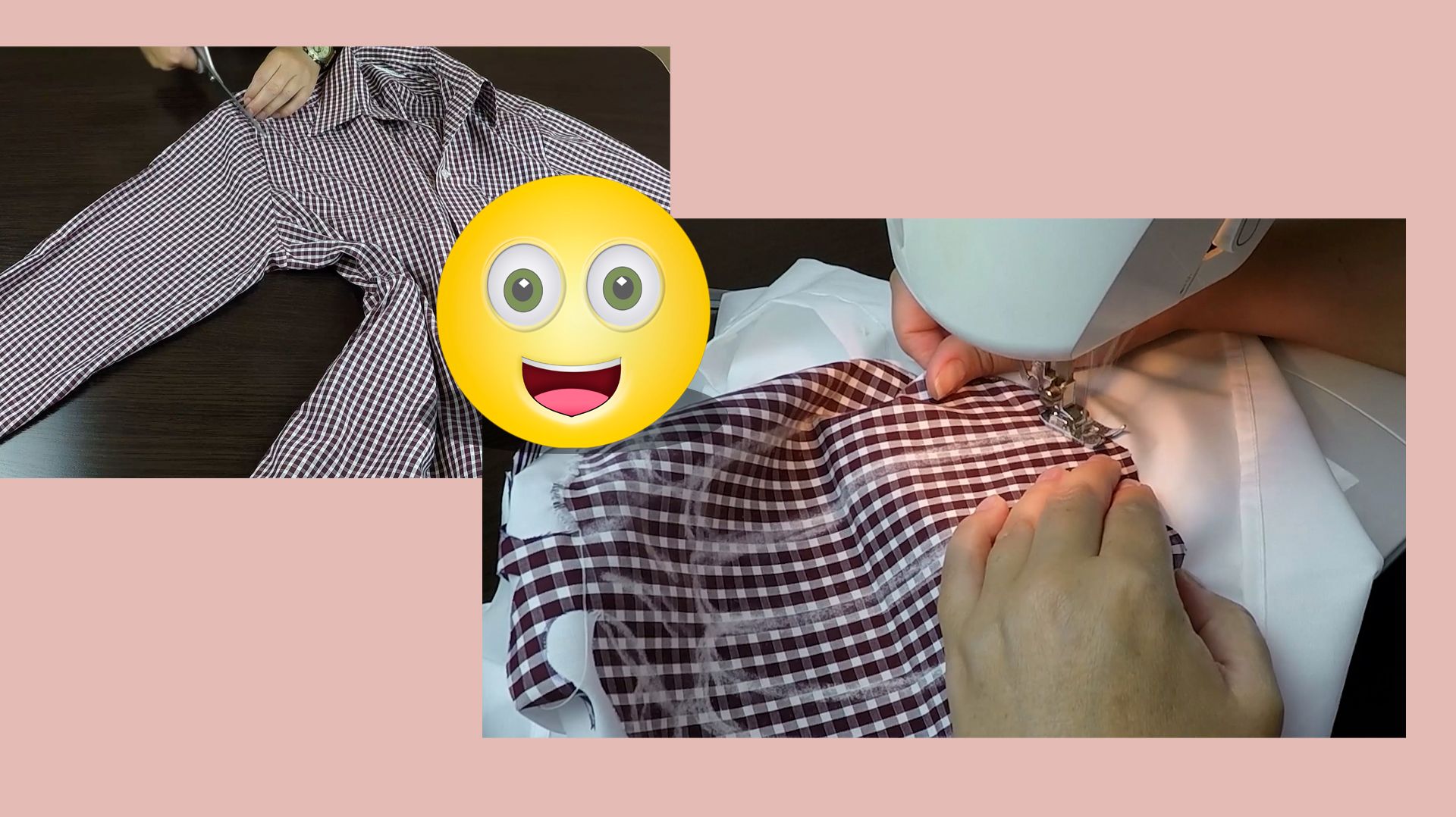 Чуть не выкинула старые рубашки мужа и правильно сделала. Сшила из них красоту для всей семьи.