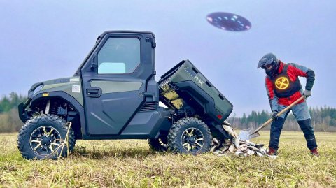 Впервые на экранах! Мечта рыбака охотника мотовездеход TGB Landmax Full Cabin 1000! +НЛО