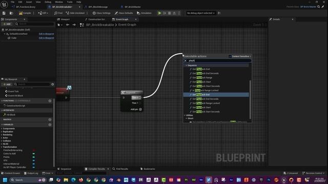 11 - Unreal - Bricks Interactable