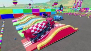 Грузовики-друзья: весёлый мультик для малышей!