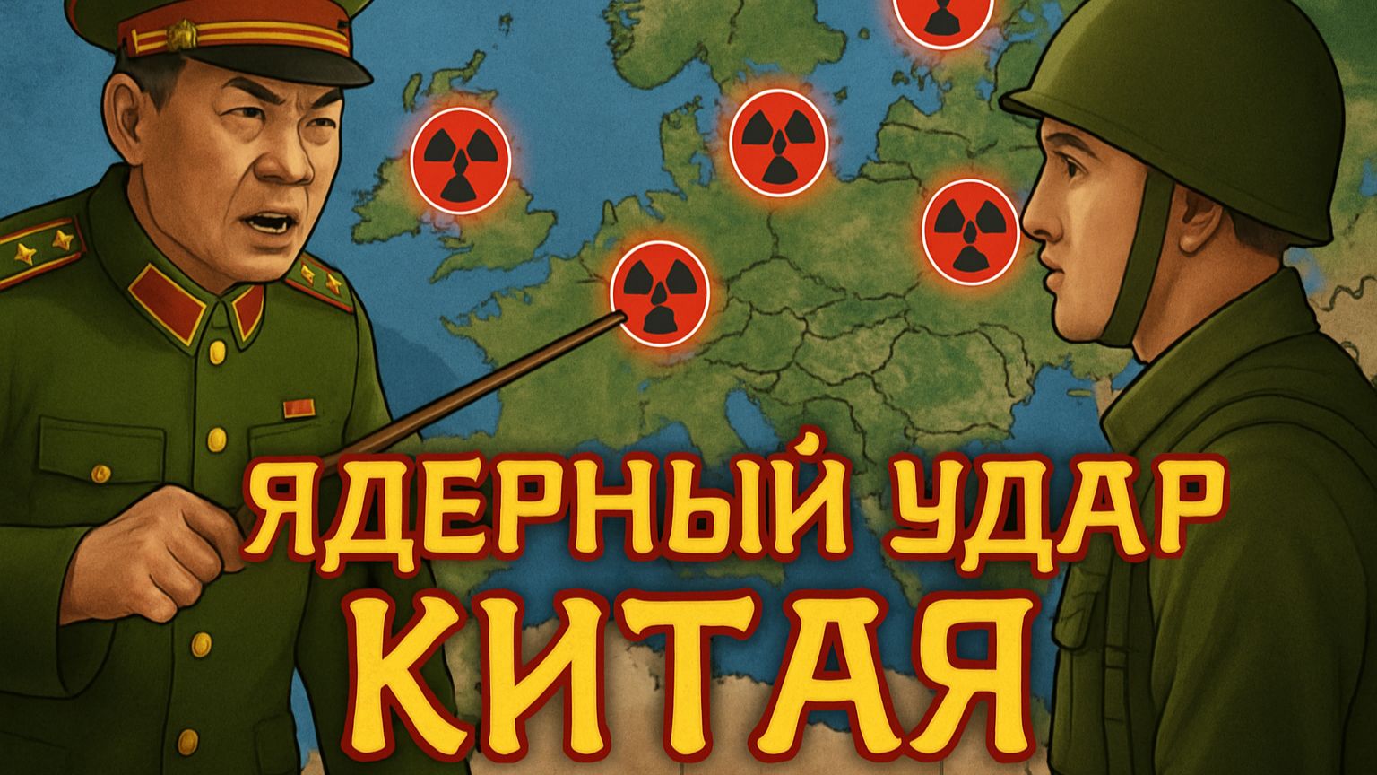 КИТАЙ НАНОСИТ ЯДЕРНЫЙ УДАР ПО ЕВРОПЕ? 💥 C&C #Generals ZH 3️⃣
