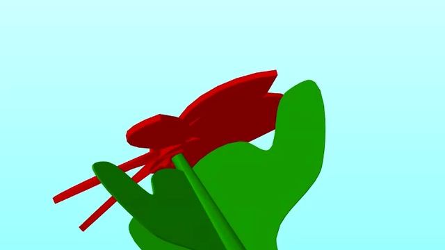 Осенний Виртуальный 3Д-цветок