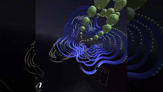 Студентка Института дизайна и искусств СПбГУПТД, VR-художница работает над произведением «Диффузия»