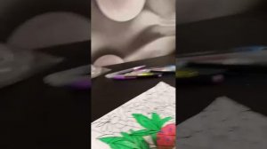 раскраска с ананасами раскрашиваю 2 часть