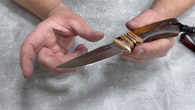 Нож Соболь из стали Bohler M398 смотреть онлайн