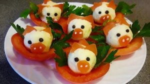 Оригинальная и легкая ЗАКУСКА на Новогодний стол. Идея для меню на праздничный стол