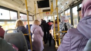 Поездка на троллейбусе Тролза-5275.03 «Оптима» № 1221, маршрут 5