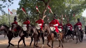 Почетный караул для Президента России Владимира Путина, Индия, Нью-Дели, 5 декабря 2025 года