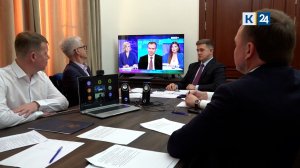 Основные вопросы на «Прямую линию» Кондратьева касались ЖКХ, транспорта и дорог