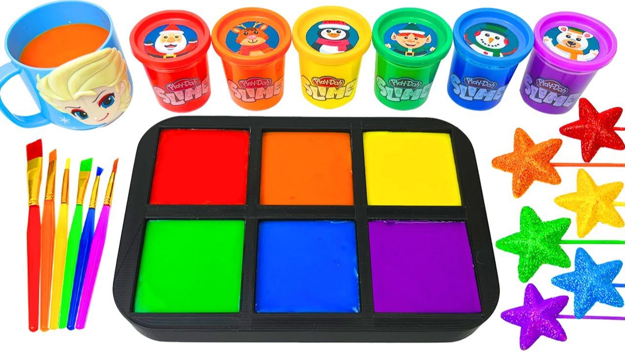 ИГРАЕМ В ЦВЕТНЫЕ СЛАЙМЫ ЗАЛИВАЕМ В ФОРМЫ ВИДЕО ДЛЯ ДЕТЕЙ ДЕТСКИЙ КАНАЛ ИГРАЛКИ-ЗАЛИПАЛКИ